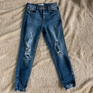 Womens KanCan Signature High Rise Ankle Skinny Jean Size 28